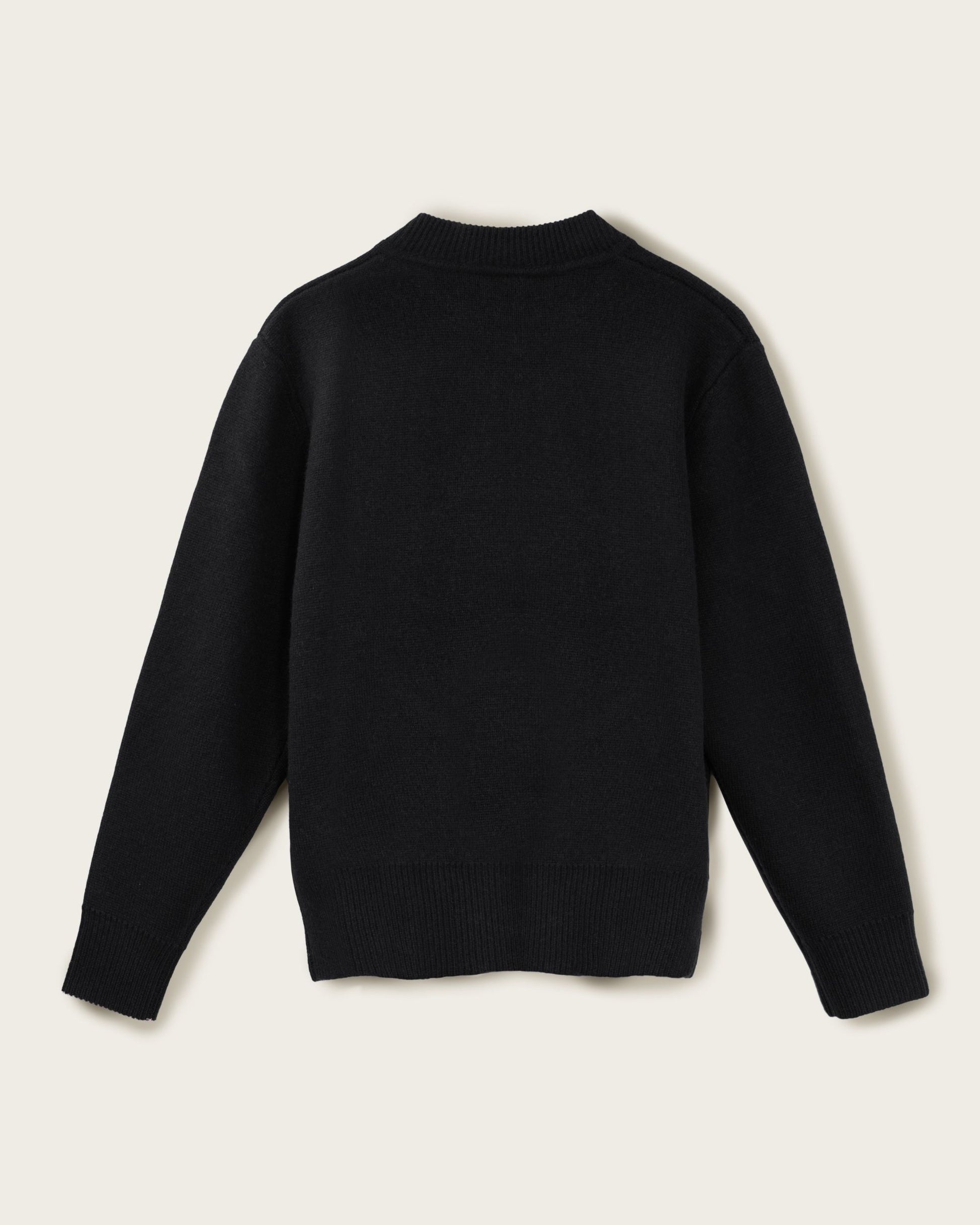 Cashmere Bomber Jacket Jet Black