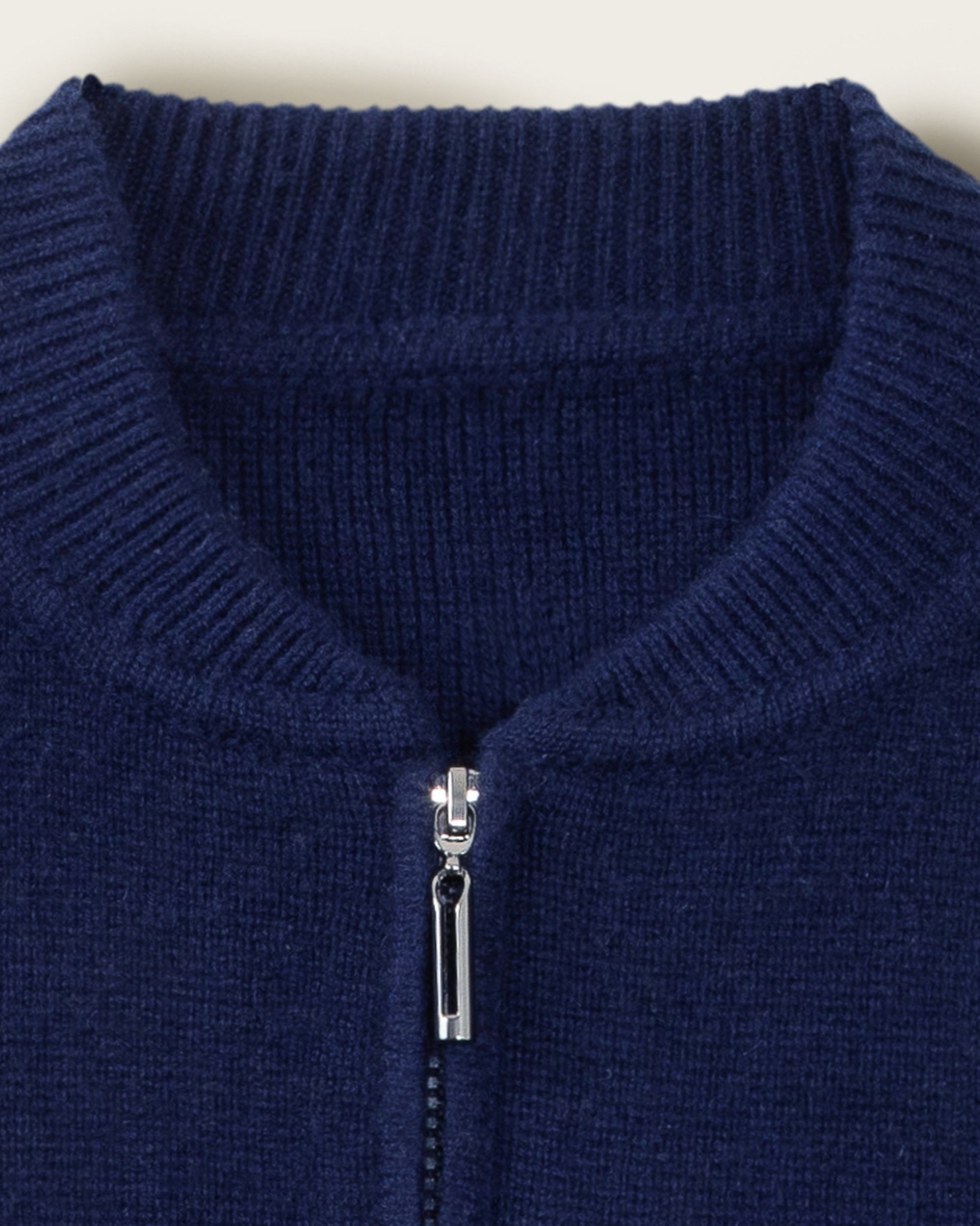Cashmere Bomber Jacket Midnight Blue