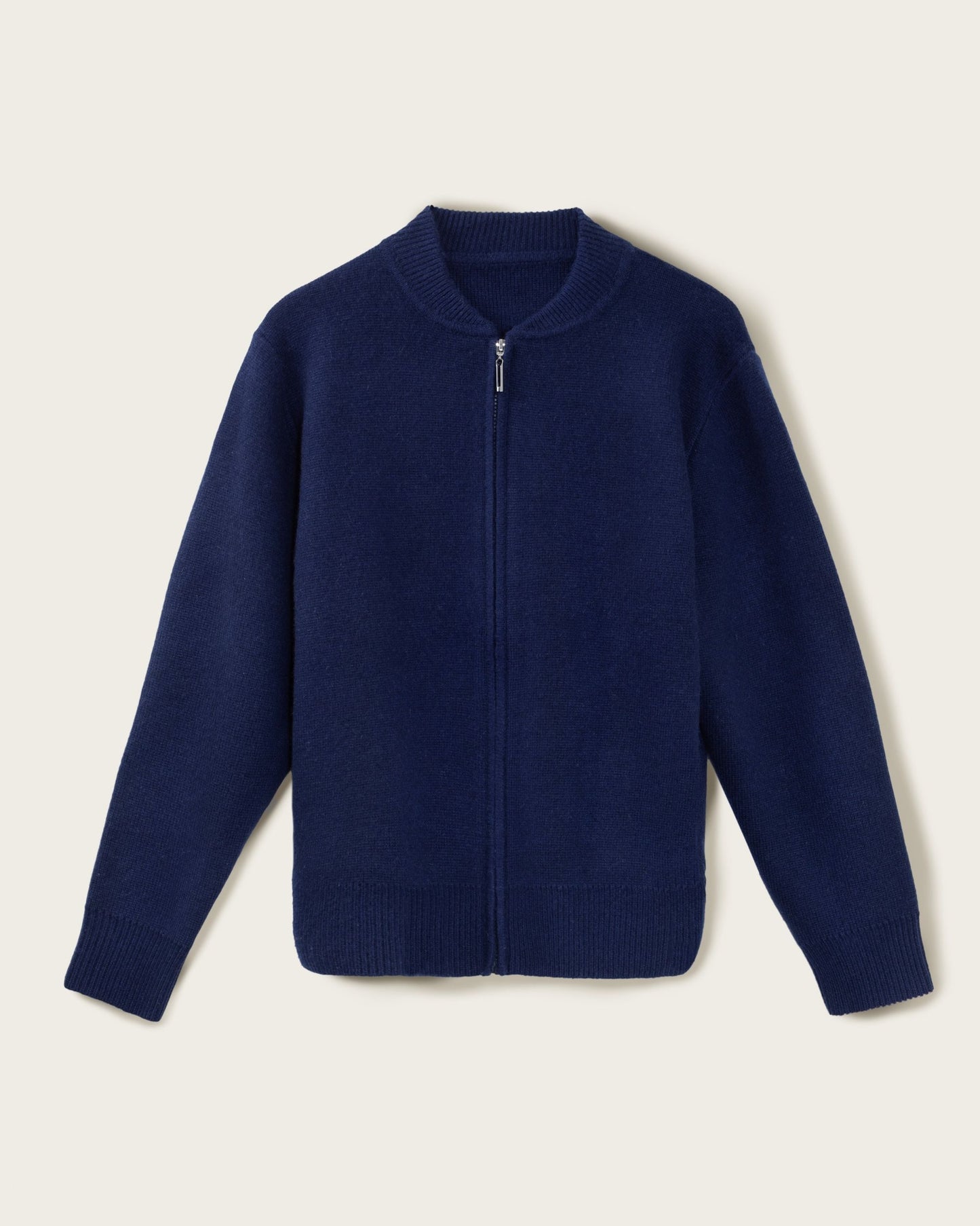 Cashmere Bomber Jacket Midnight Blue