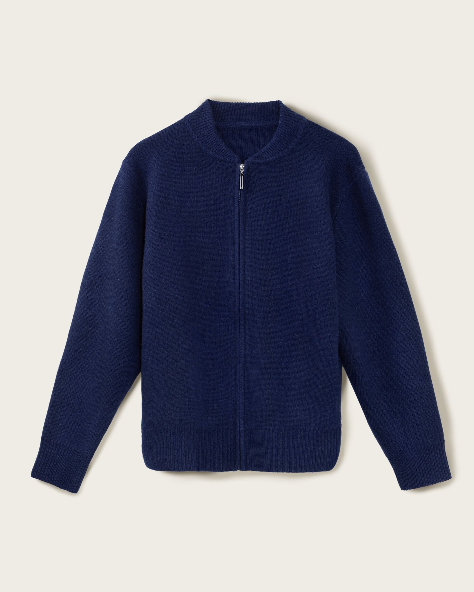 Cashmere Bomber Jacket Midnight Blue