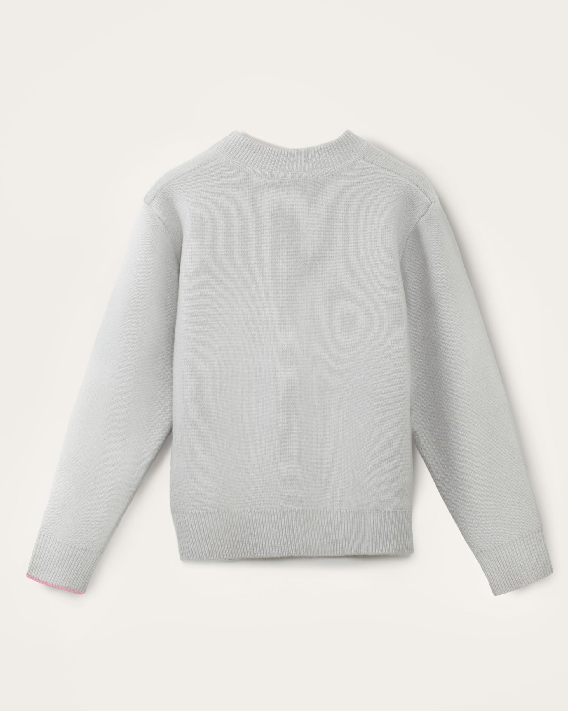 Cashmere Bomber Jacket Silver Grey
