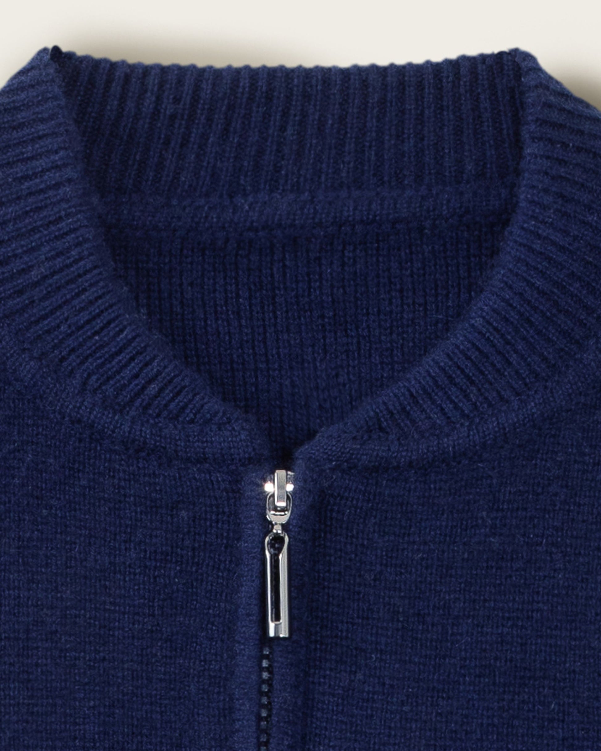 Cashmere Bomber Jacket Midnight Blue