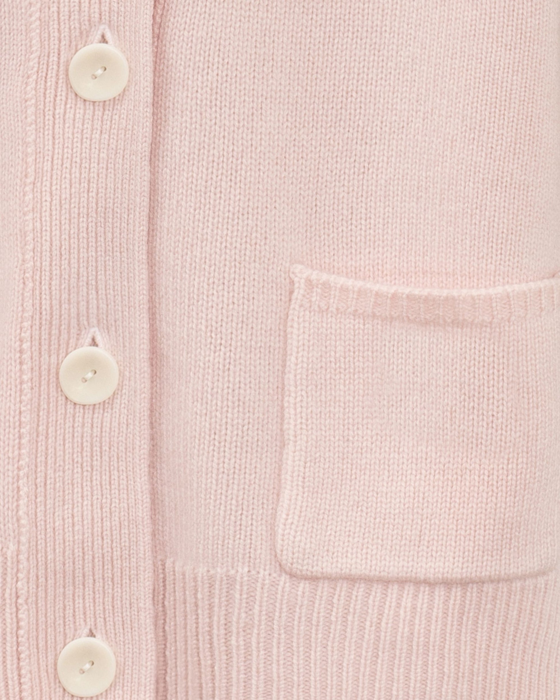Cashmere Boyfriend Cardigan Blush Pink
