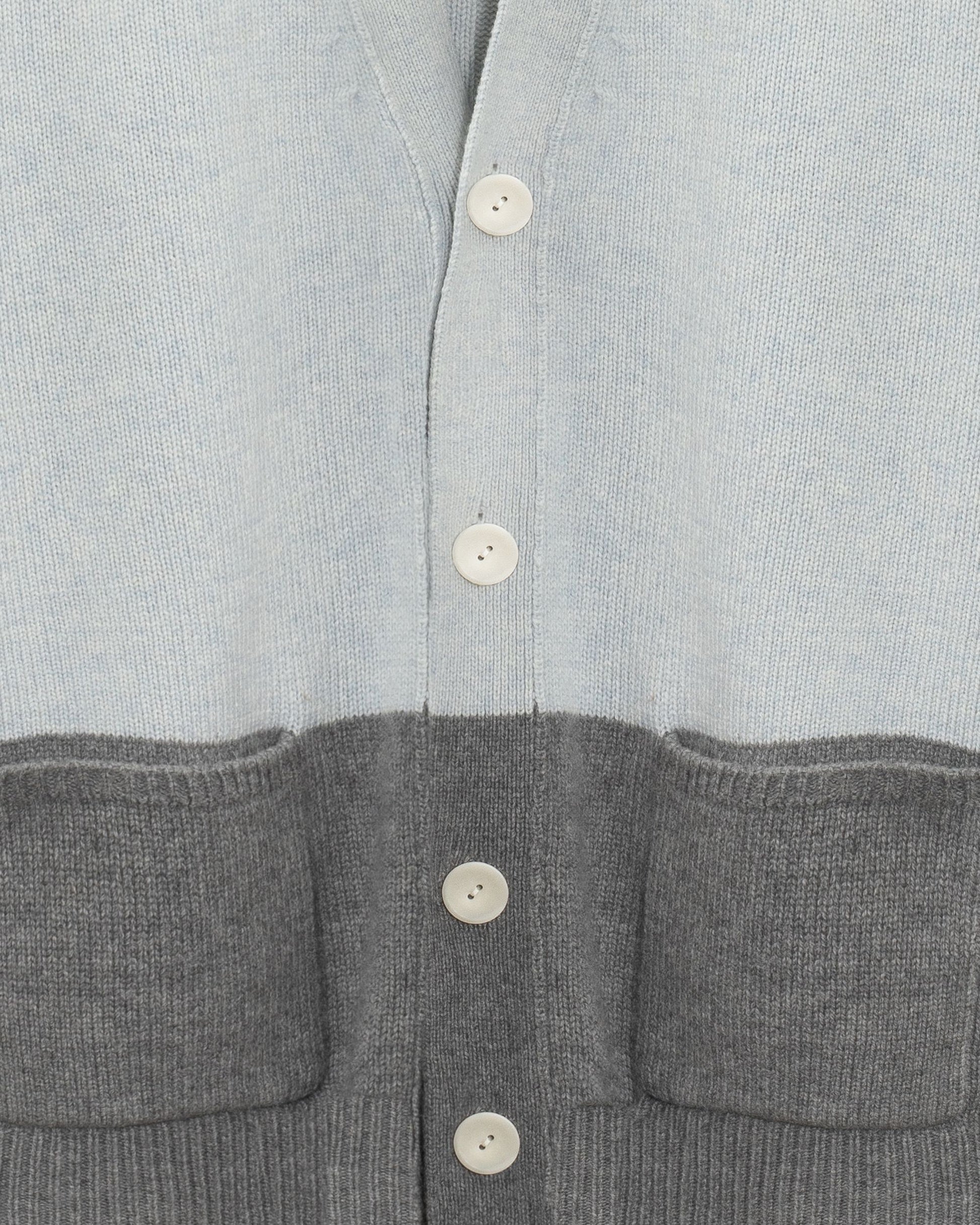 Cashmere Boyfriend Cardigan Colour Block