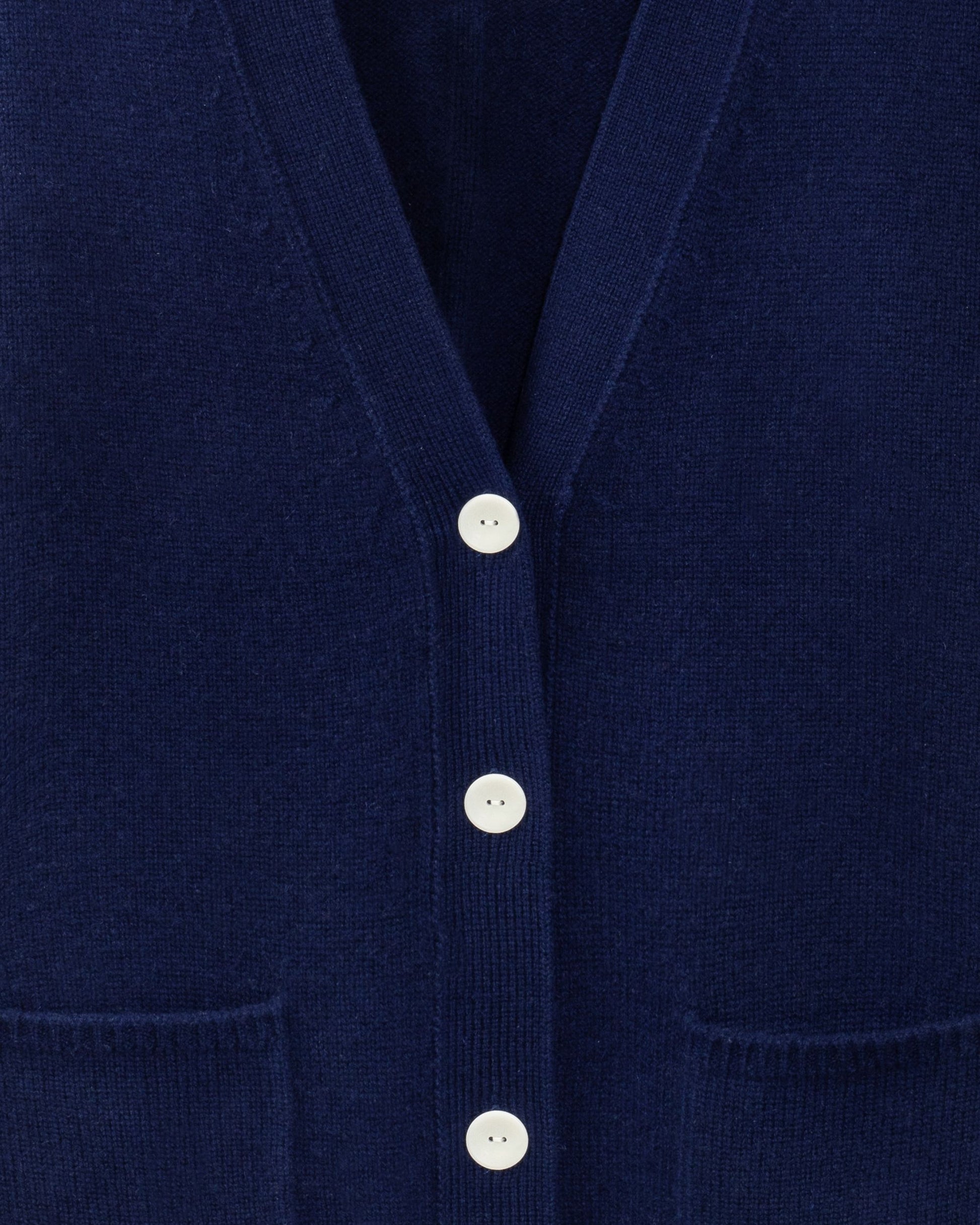 Cashmere Boyfriend Cardigan Midnight Blue