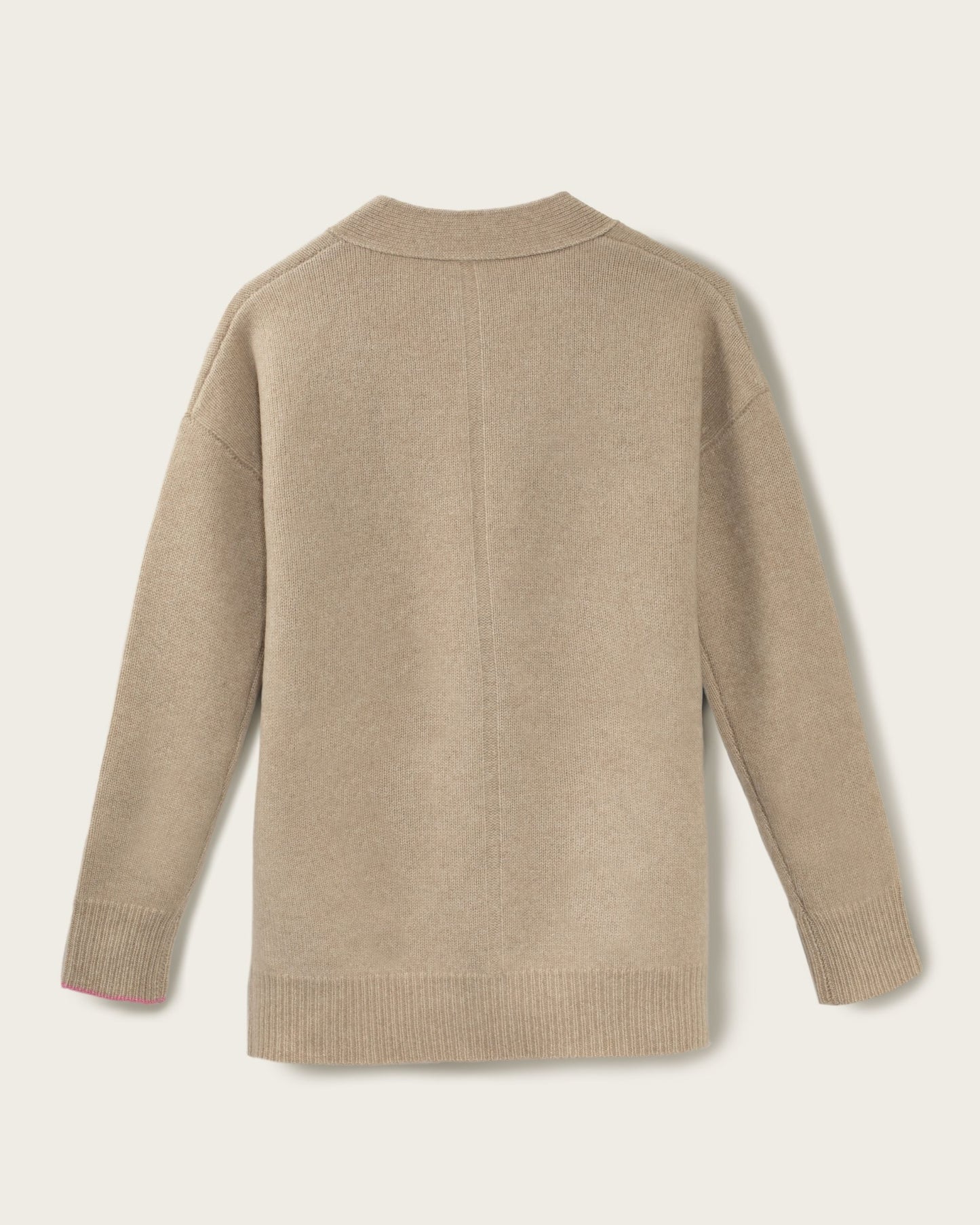 Cashmere Boyfriend Cardigan Sand