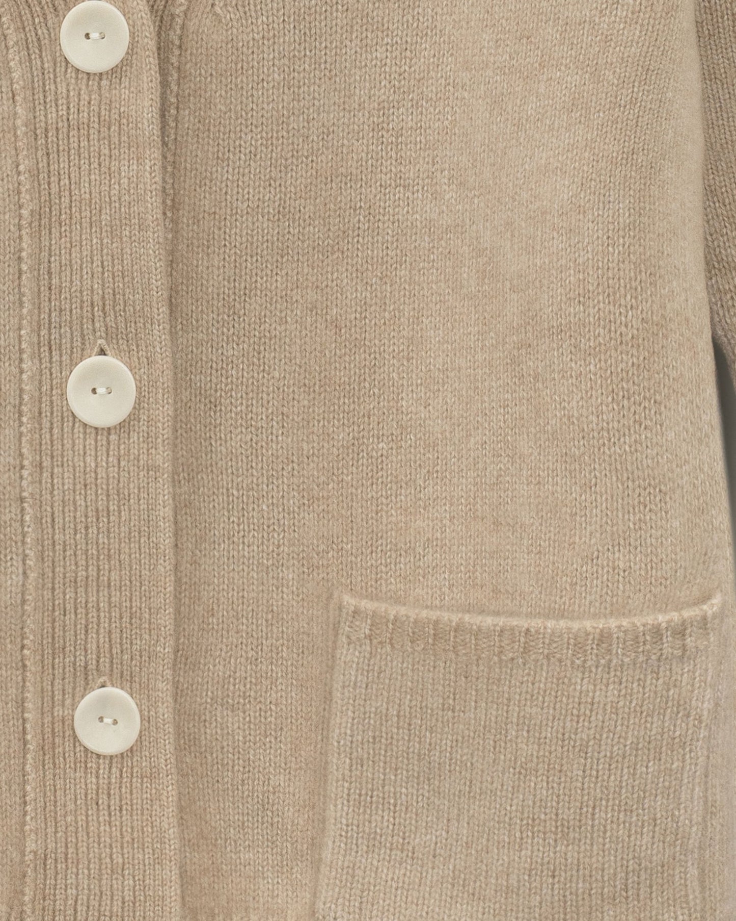 Cashmere Boyfriend Cardigan Sand