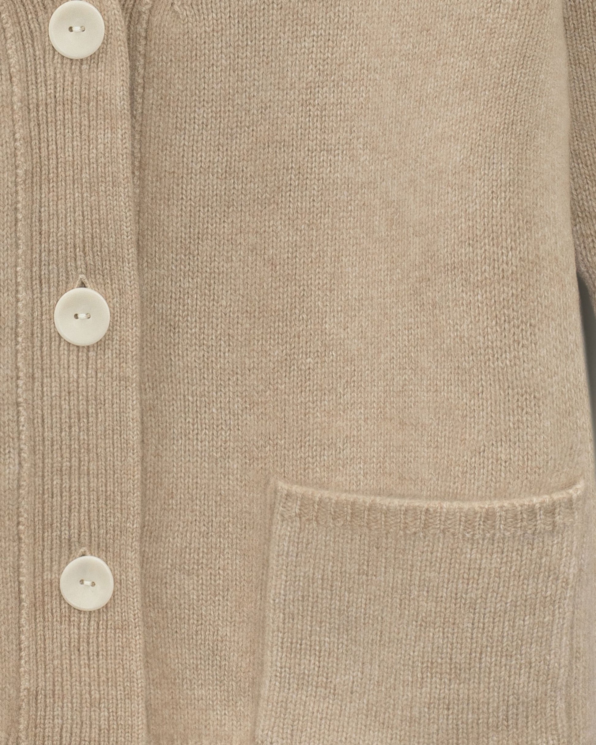 Cashmere Boyfriend Cardigan Sand