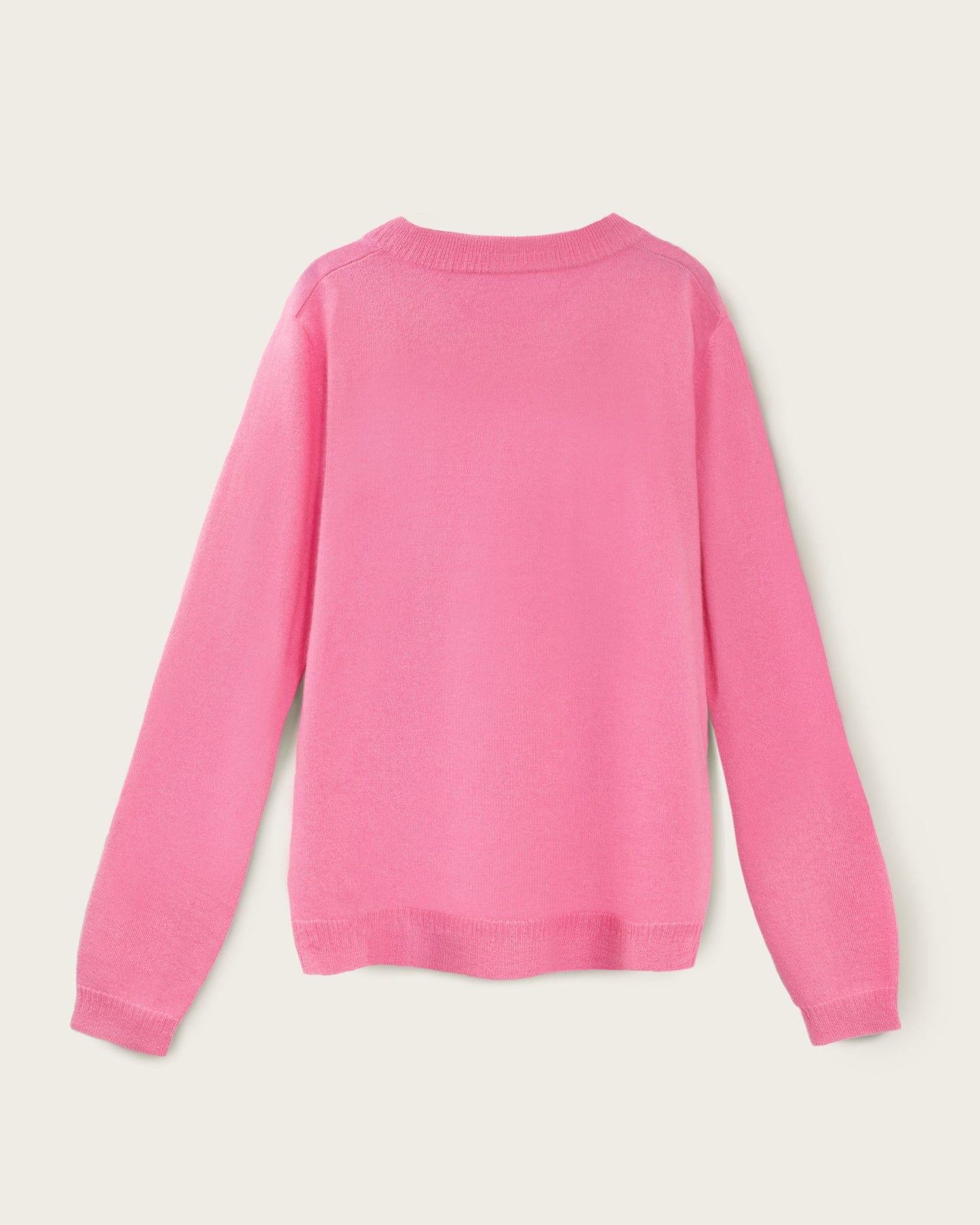 Cashmere Boyfriend Crew Sweater Baker Miller Pink