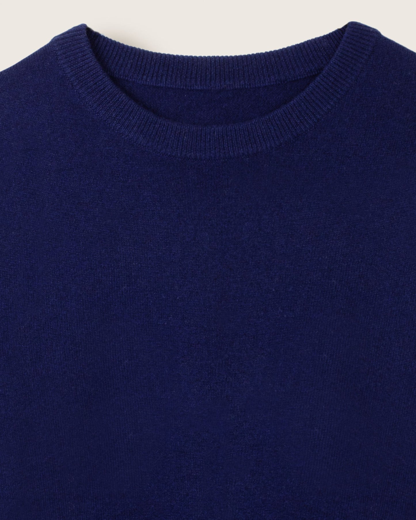 Cashmere Boyfriend Crew Sweater Midnight Blue
