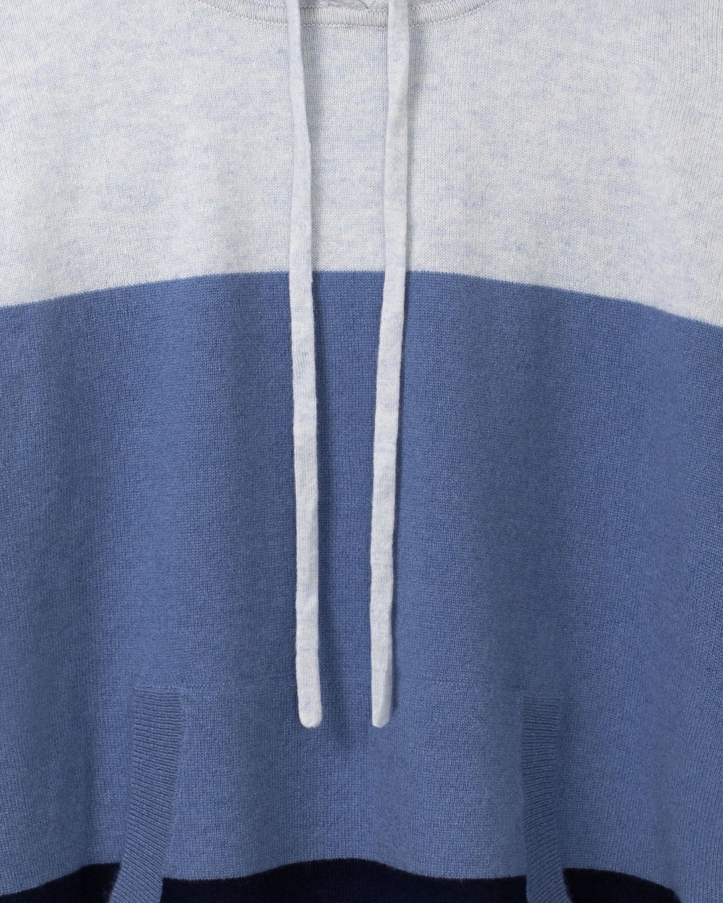 Cashmere Hoodie Sweater Colour Block