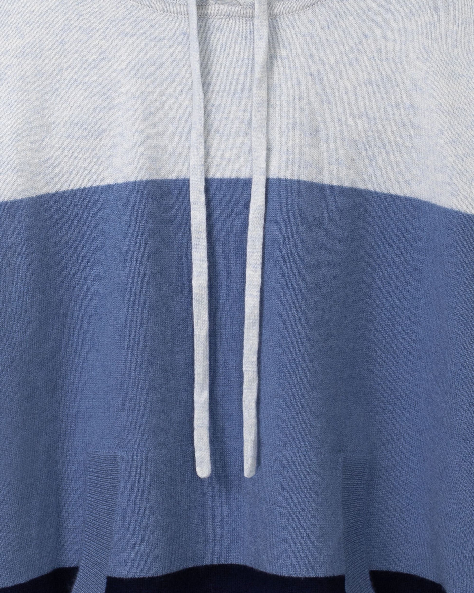 Cashmere Hoodie Sweater Colour Block