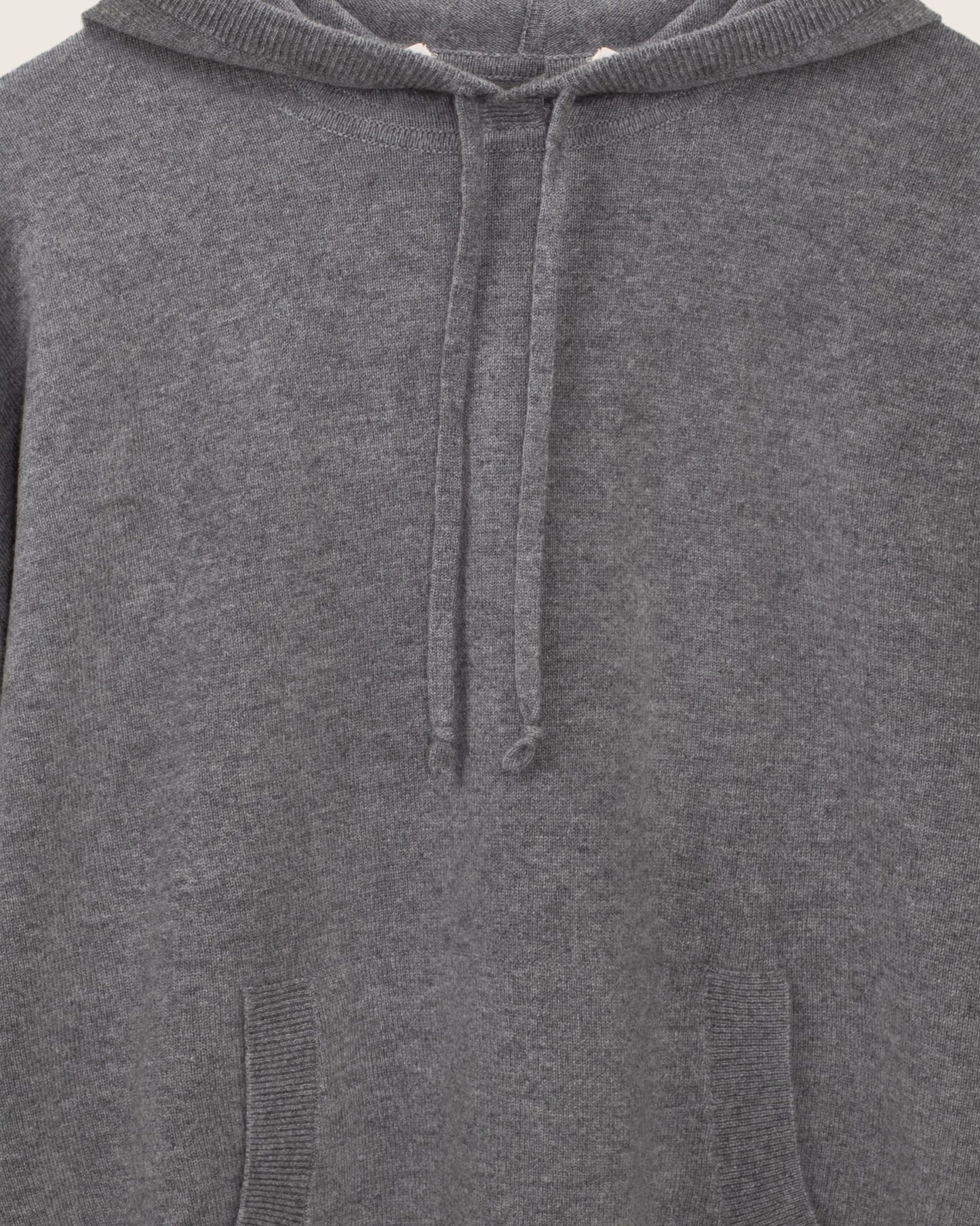 Cashmere Hoodie Sweater Slate Grey