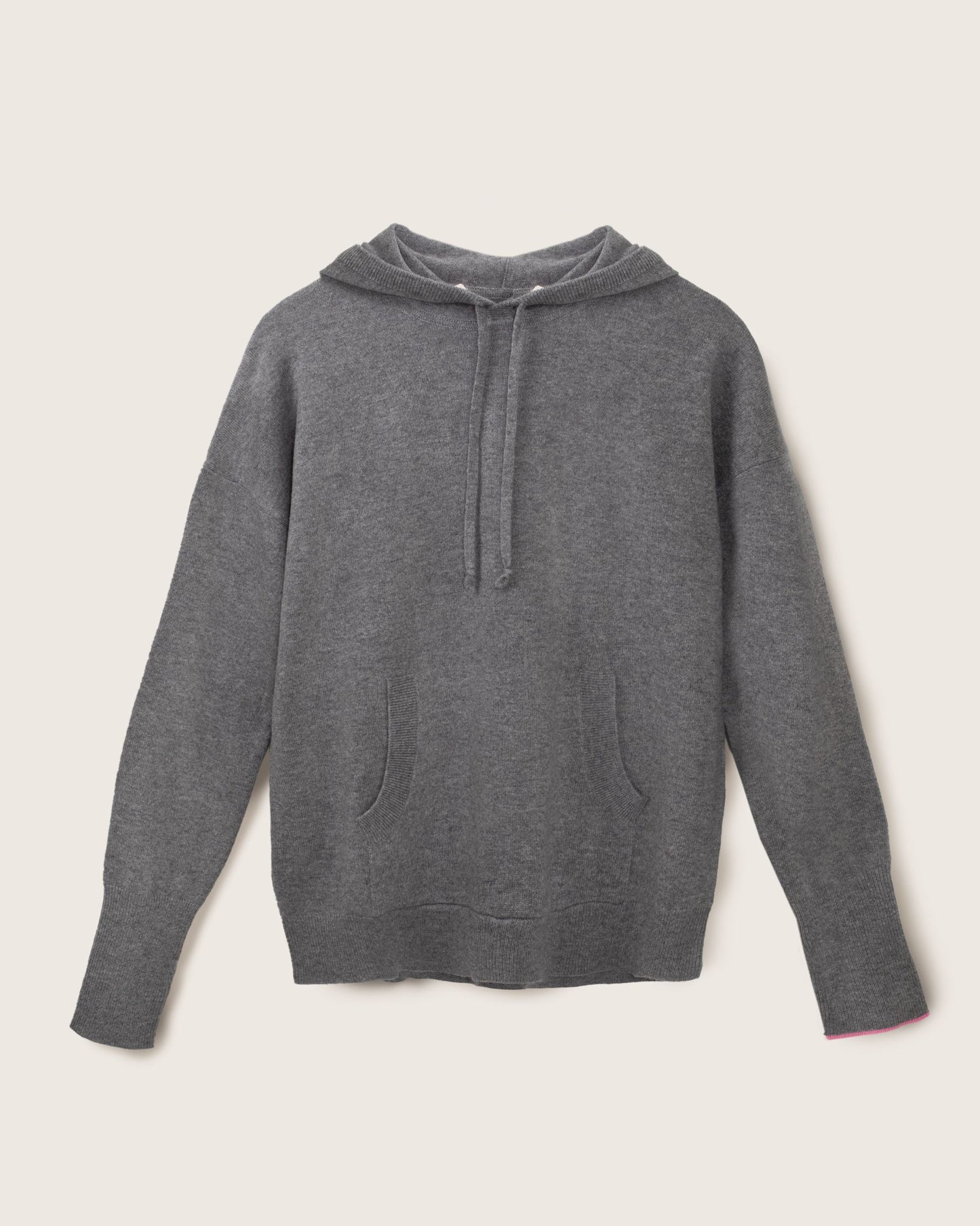 Cashmere Hoodie Sweater Slate Grey