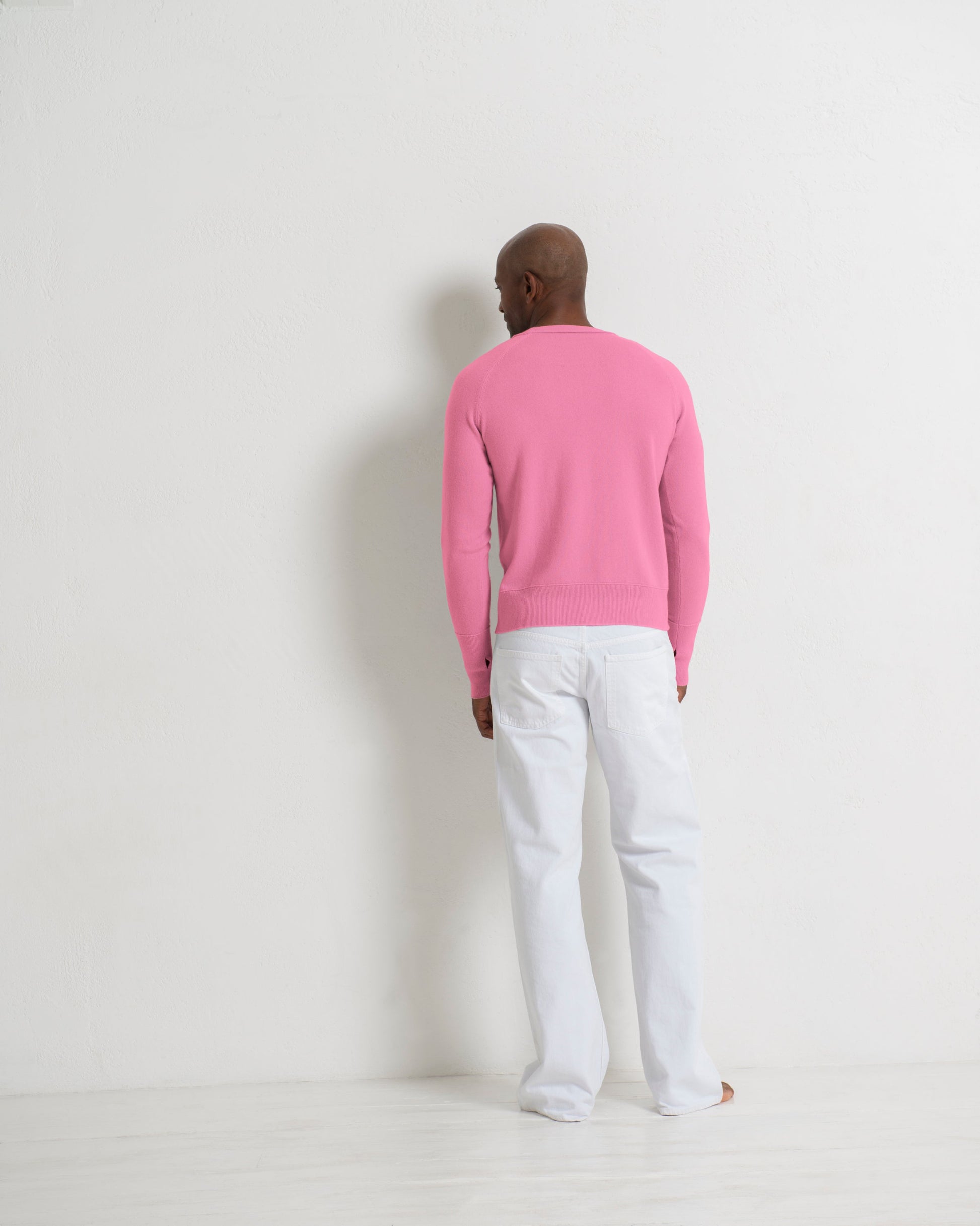 Men's Cashmere Sweatshirt Baker Miller Pink