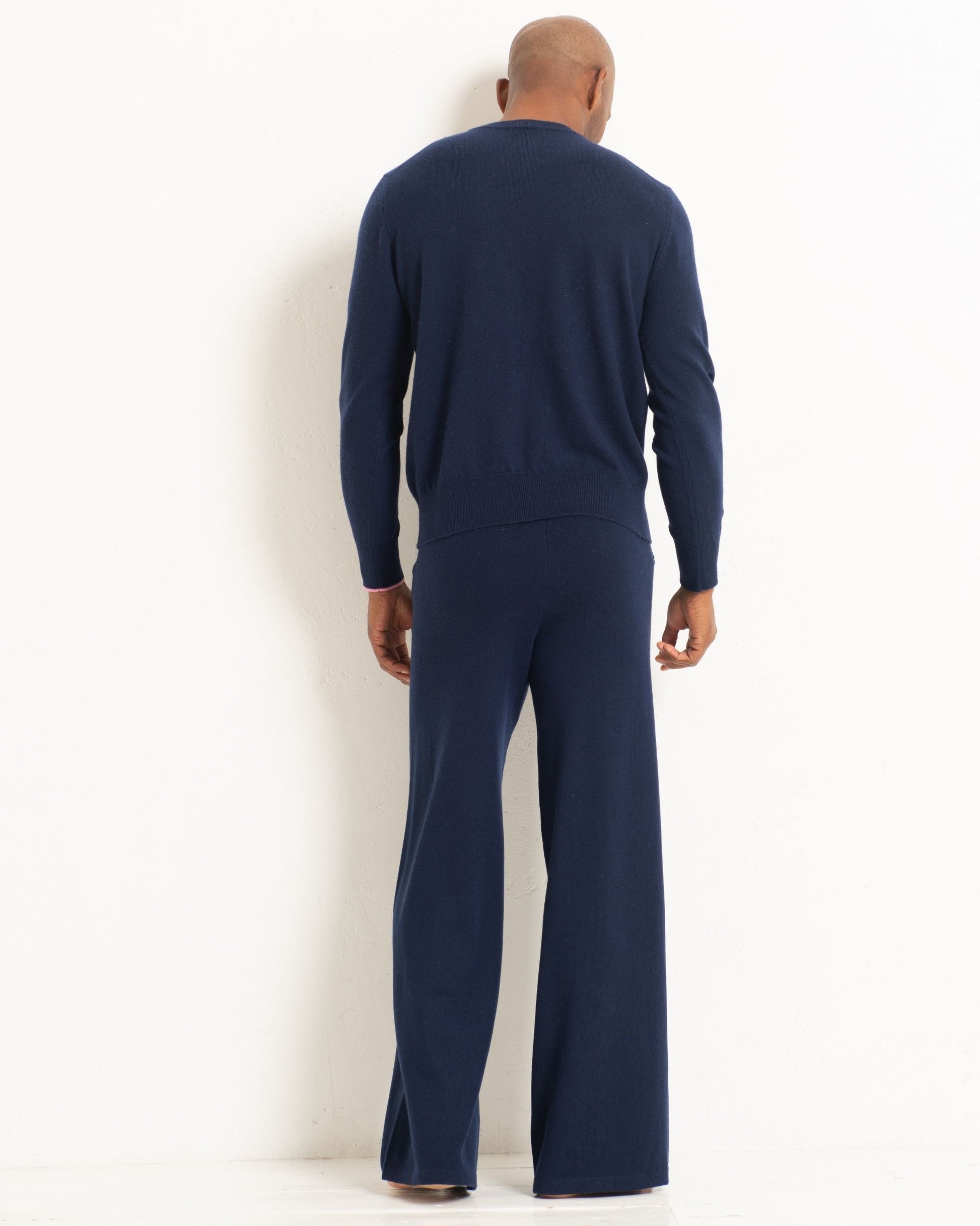 Men's Cashmere Trackpants Midnight Blue