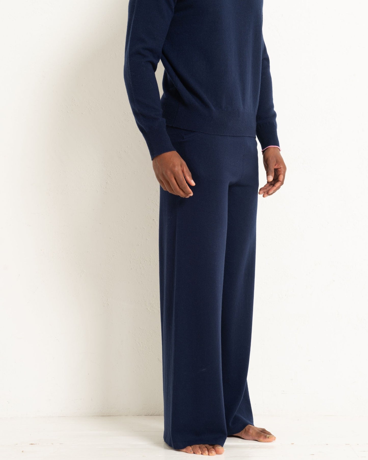 Men's Cashmere Trackpants Midnight Blue
