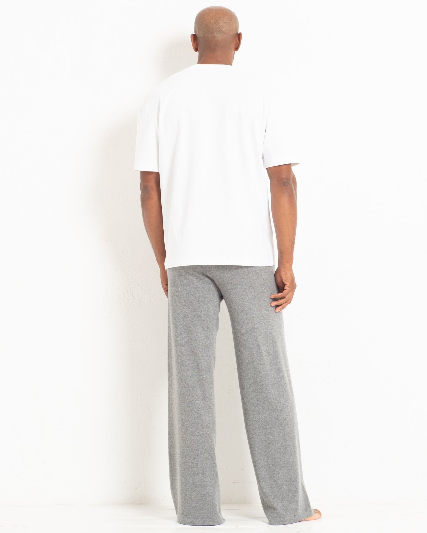 Men's Cashmere Trackpants Slate Grey