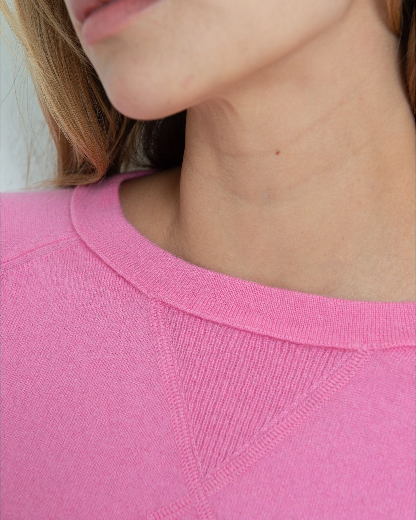Cashmere Sweatshirt Baker Miller Pink