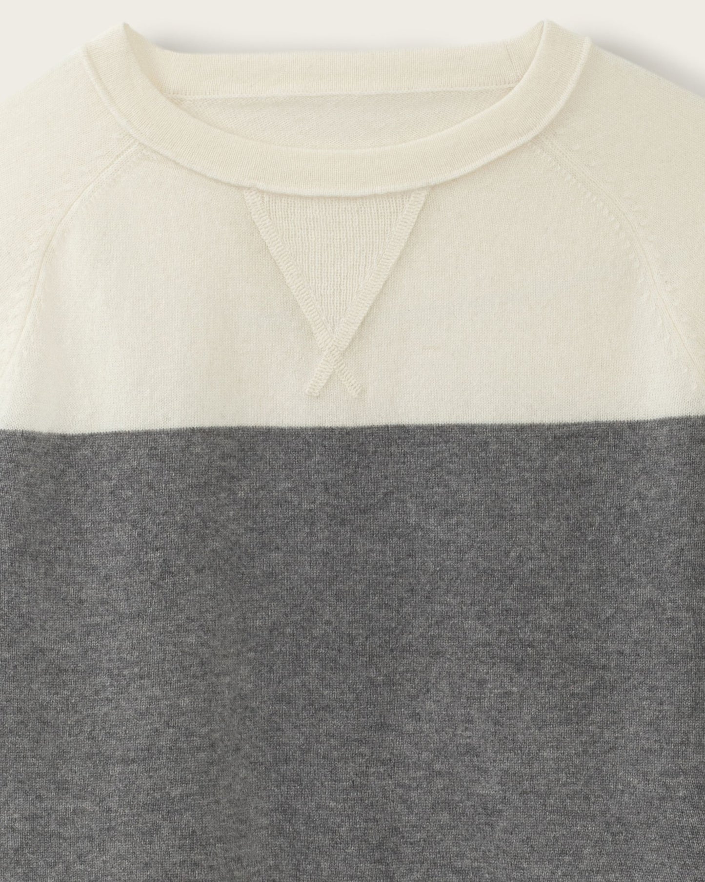 Cashmere Sweatshirt Colour Block