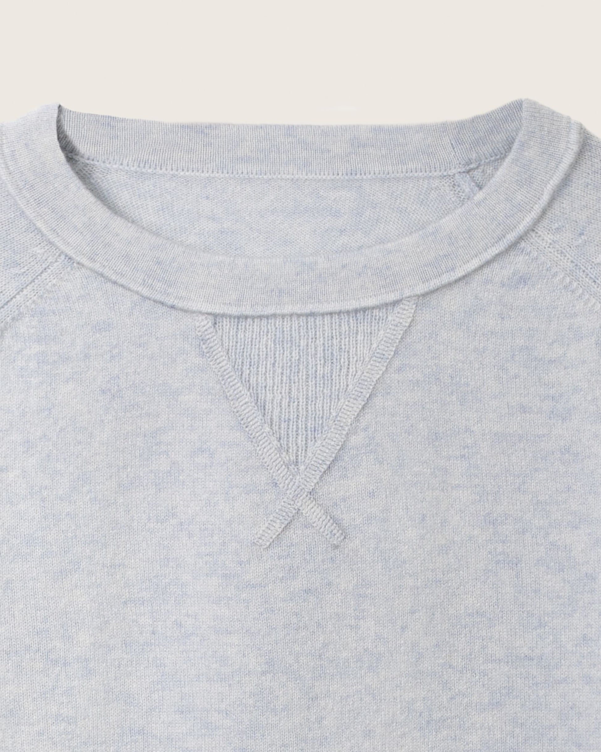 Cashmere Sweatshirt Silver Grey