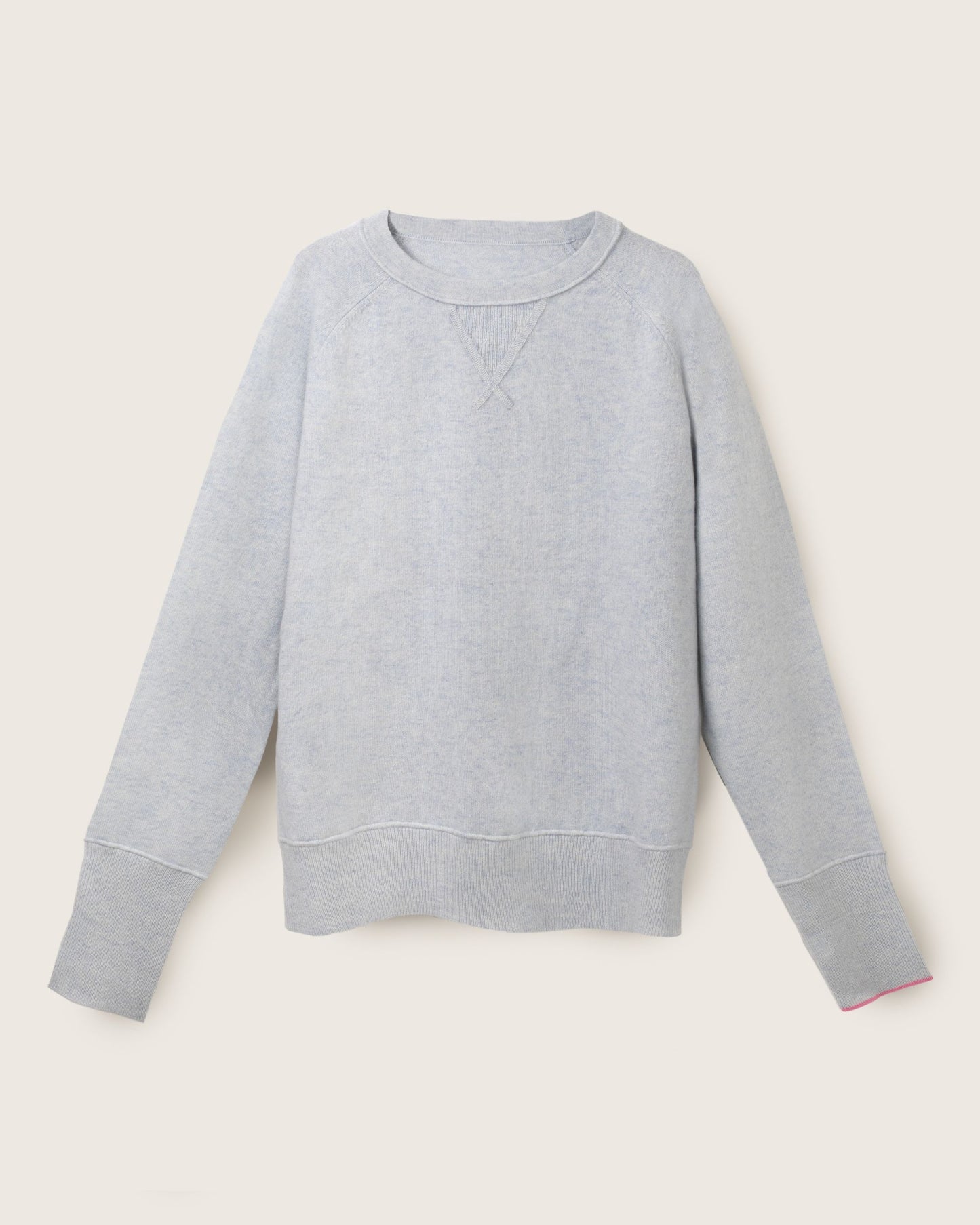 Cashmere Sweatshirt Silver Grey