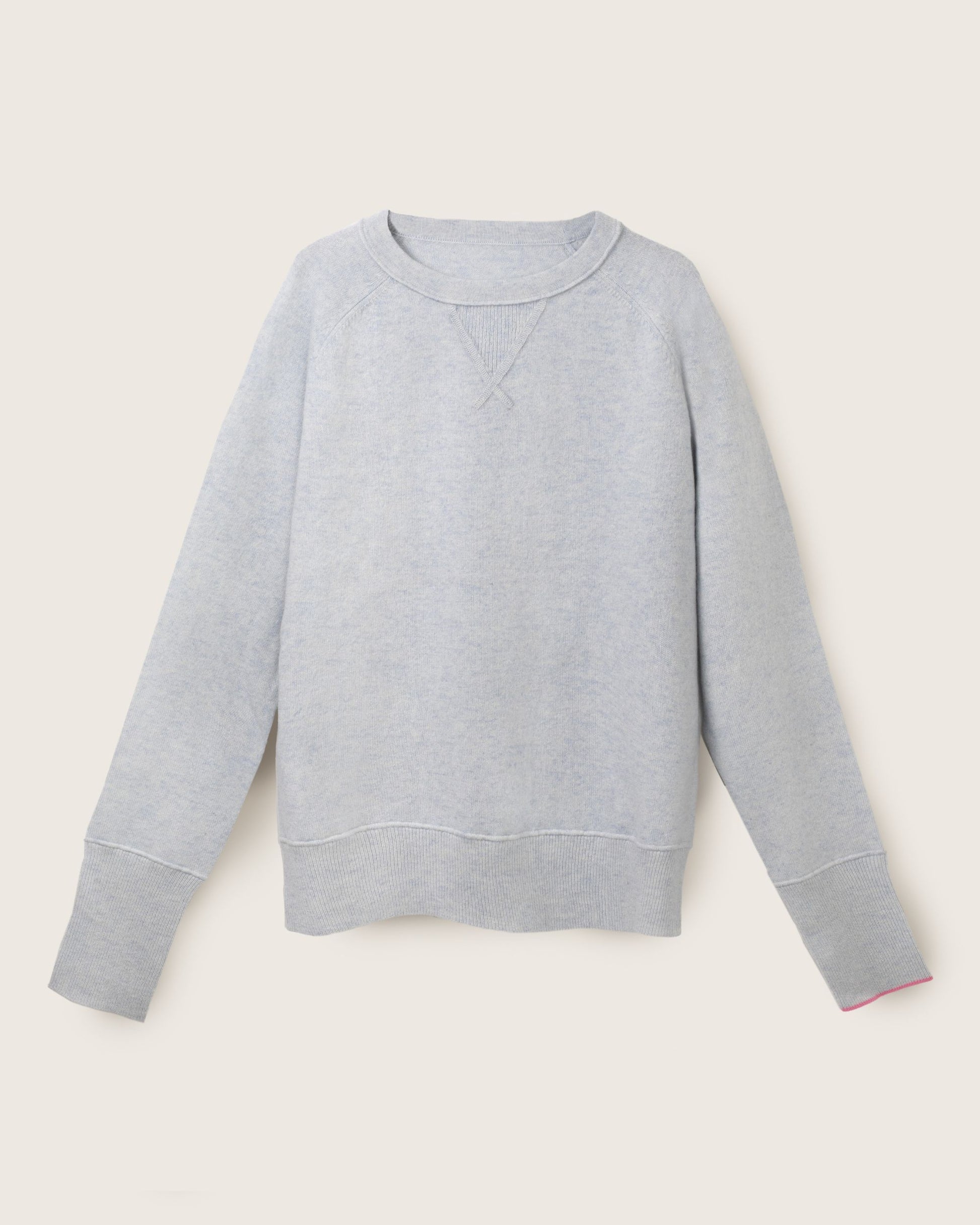 Cashmere Sweatshirt Silver Grey