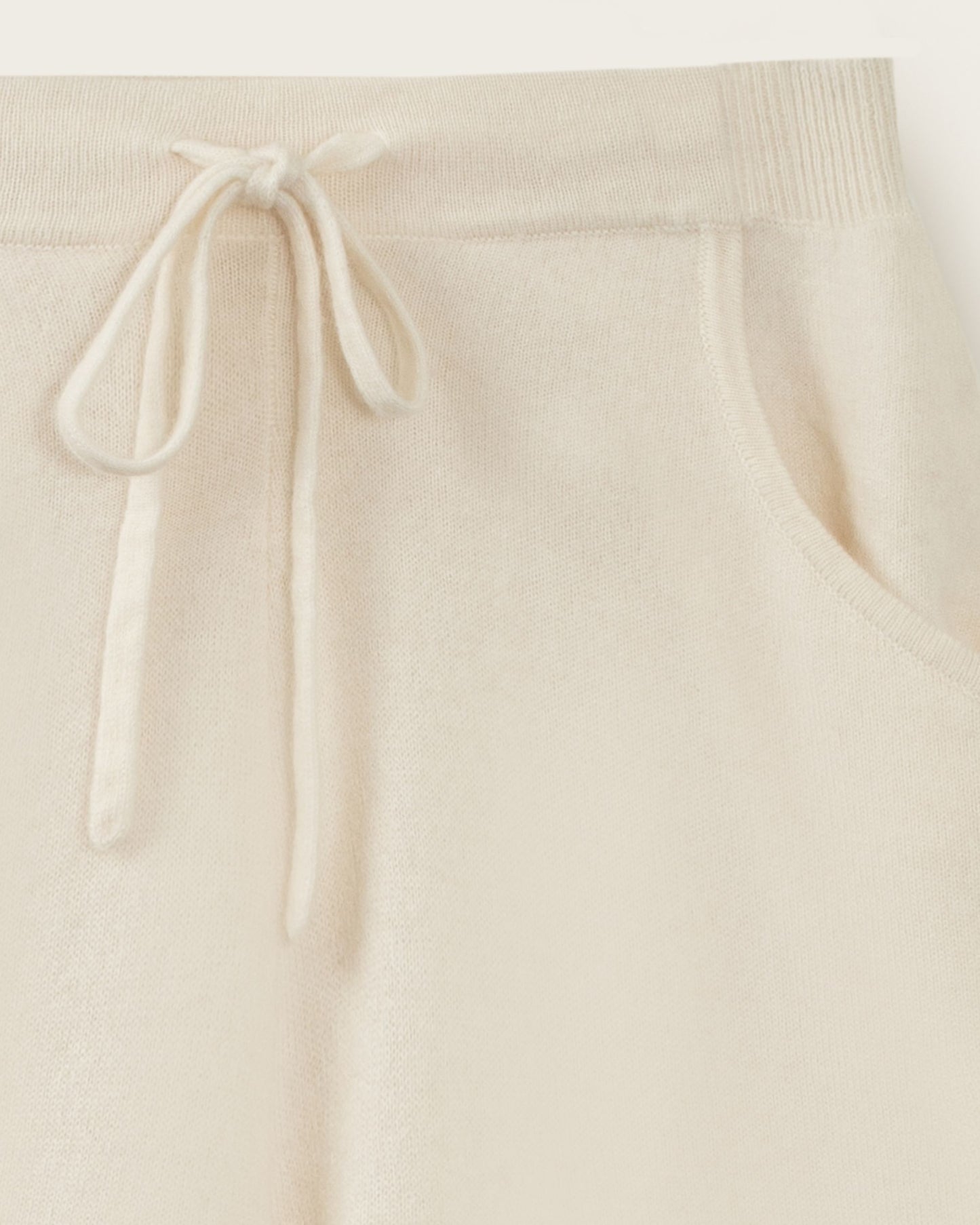 Cashmere Trackpants Chalk White