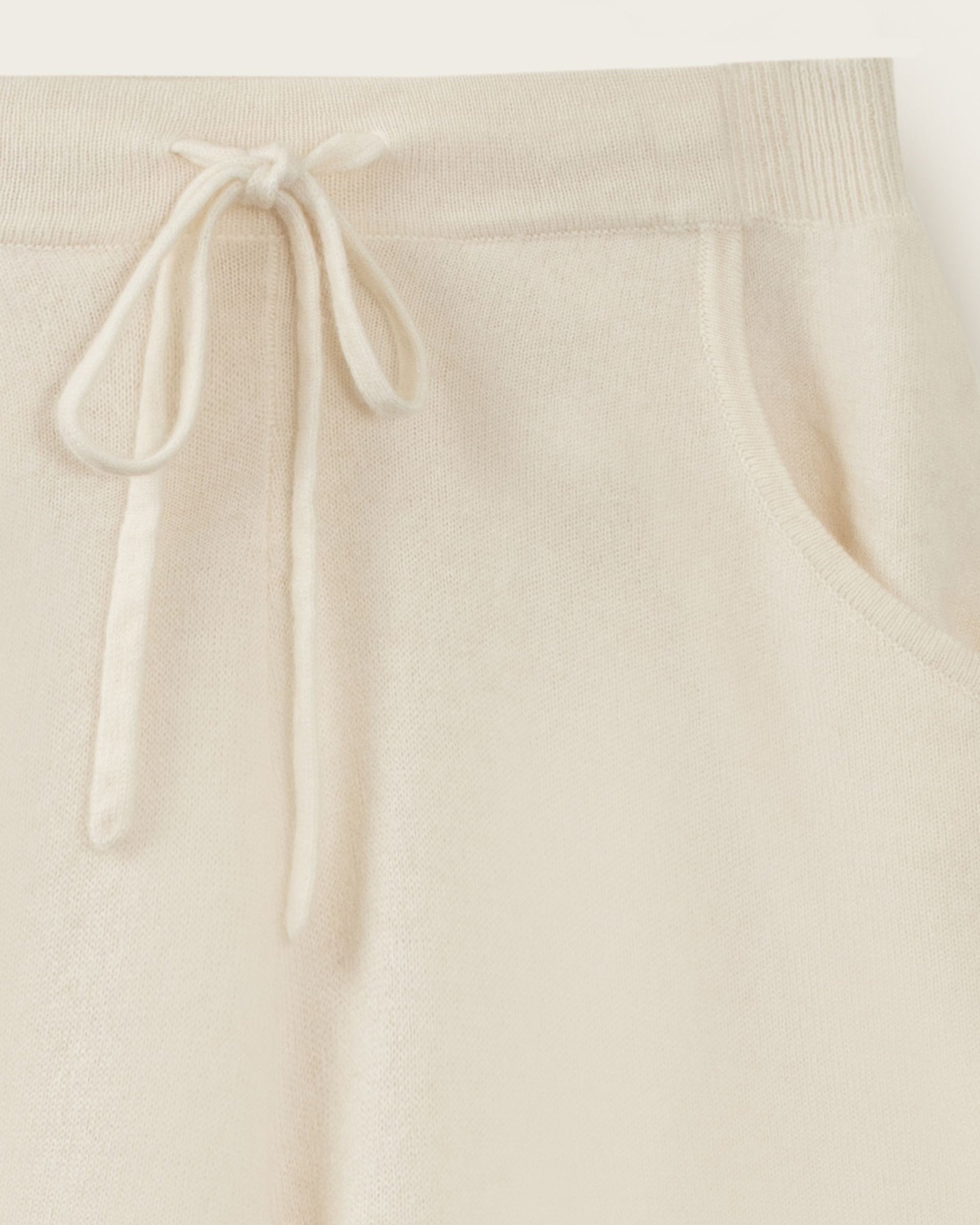 Cashmere Trackpants Chalk White