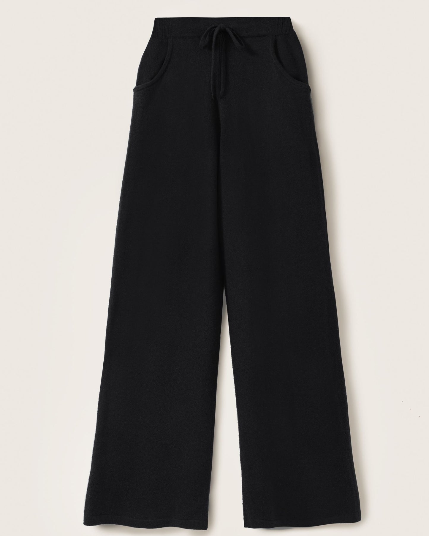 Men's Cashmere Trackpants Jet Black