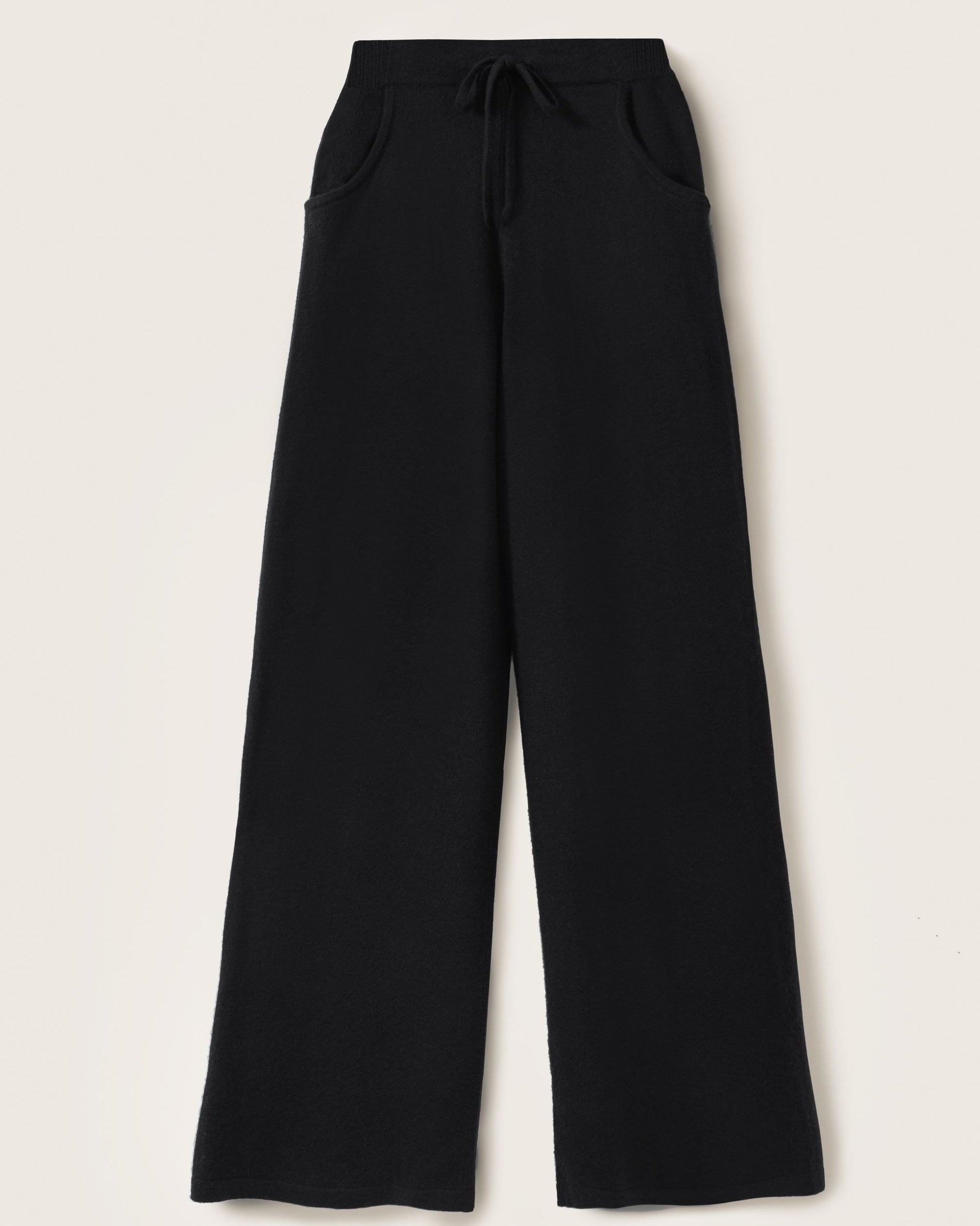 Men's Cashmere Trackpants Jet Black