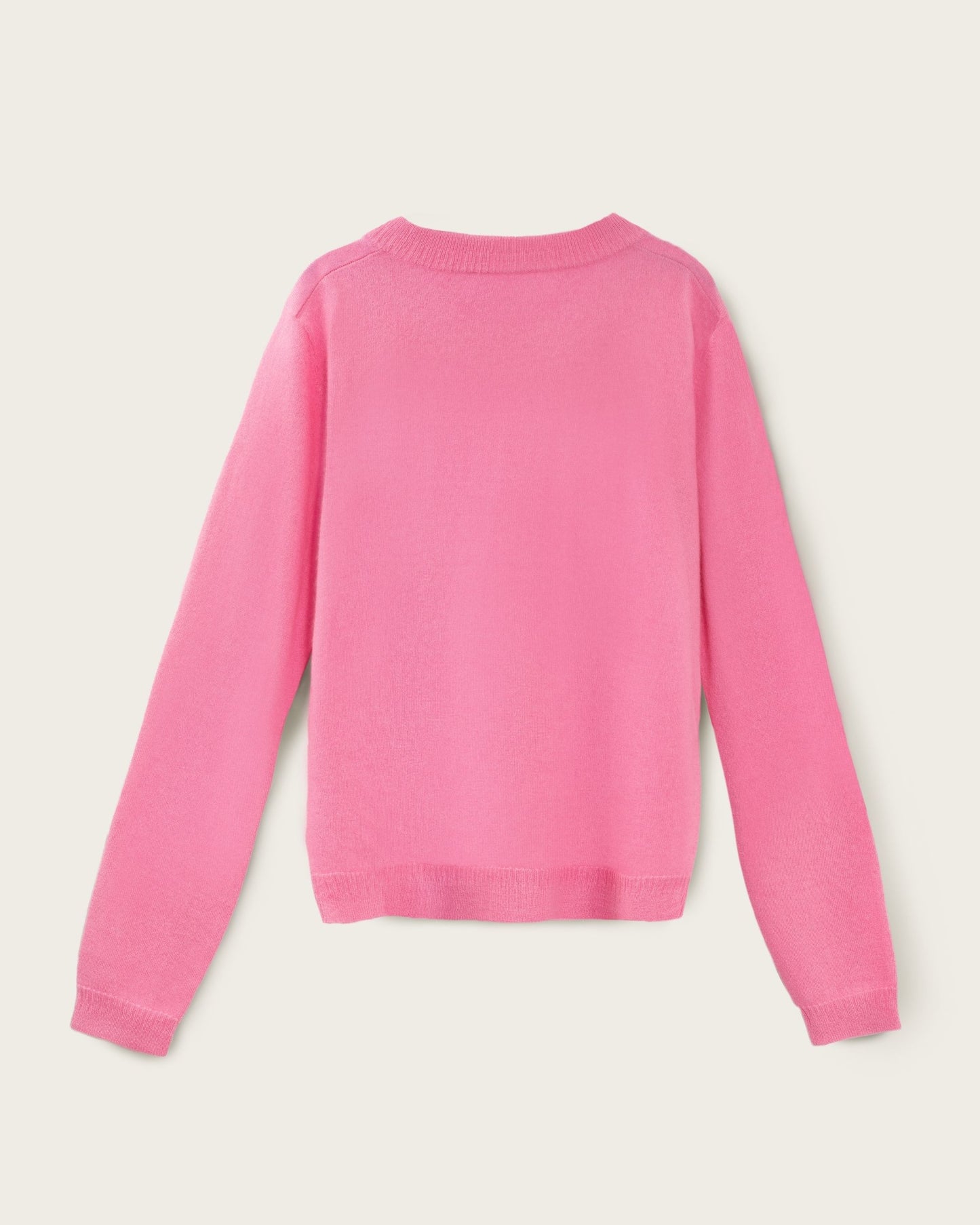 Cashmere Classic Crew Sweater Baker Miller Pink