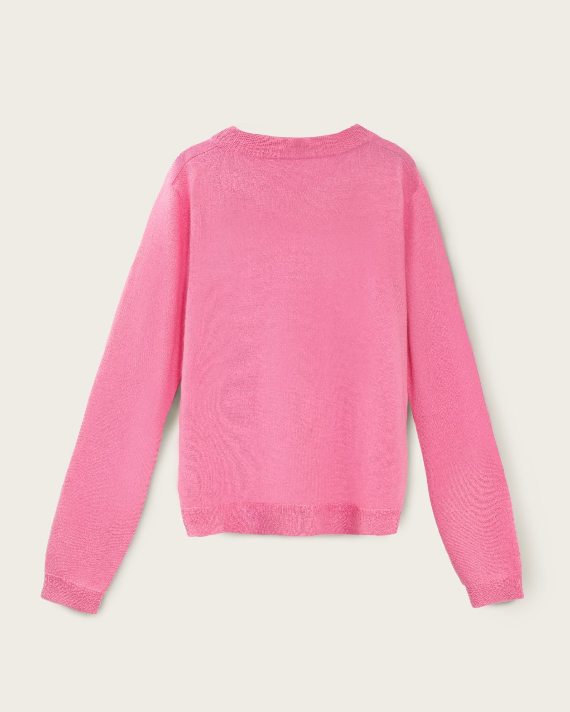 Cashmere Classic Crew Sweater Baker Miller Pink