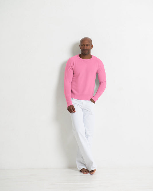 Men's Cashmere Sweatshirt Baker Miller Pink