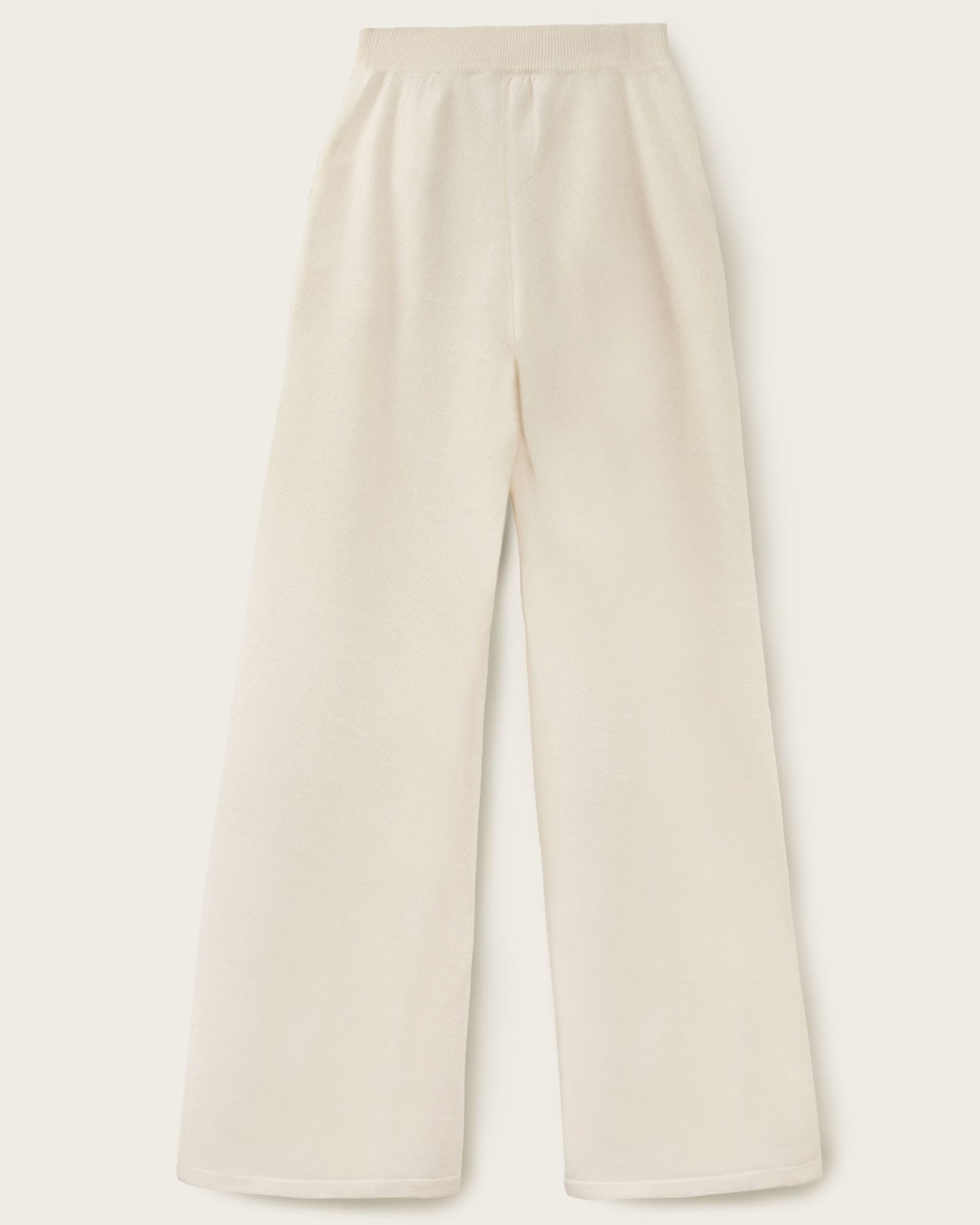 Cashmere Trackpants Chalk White