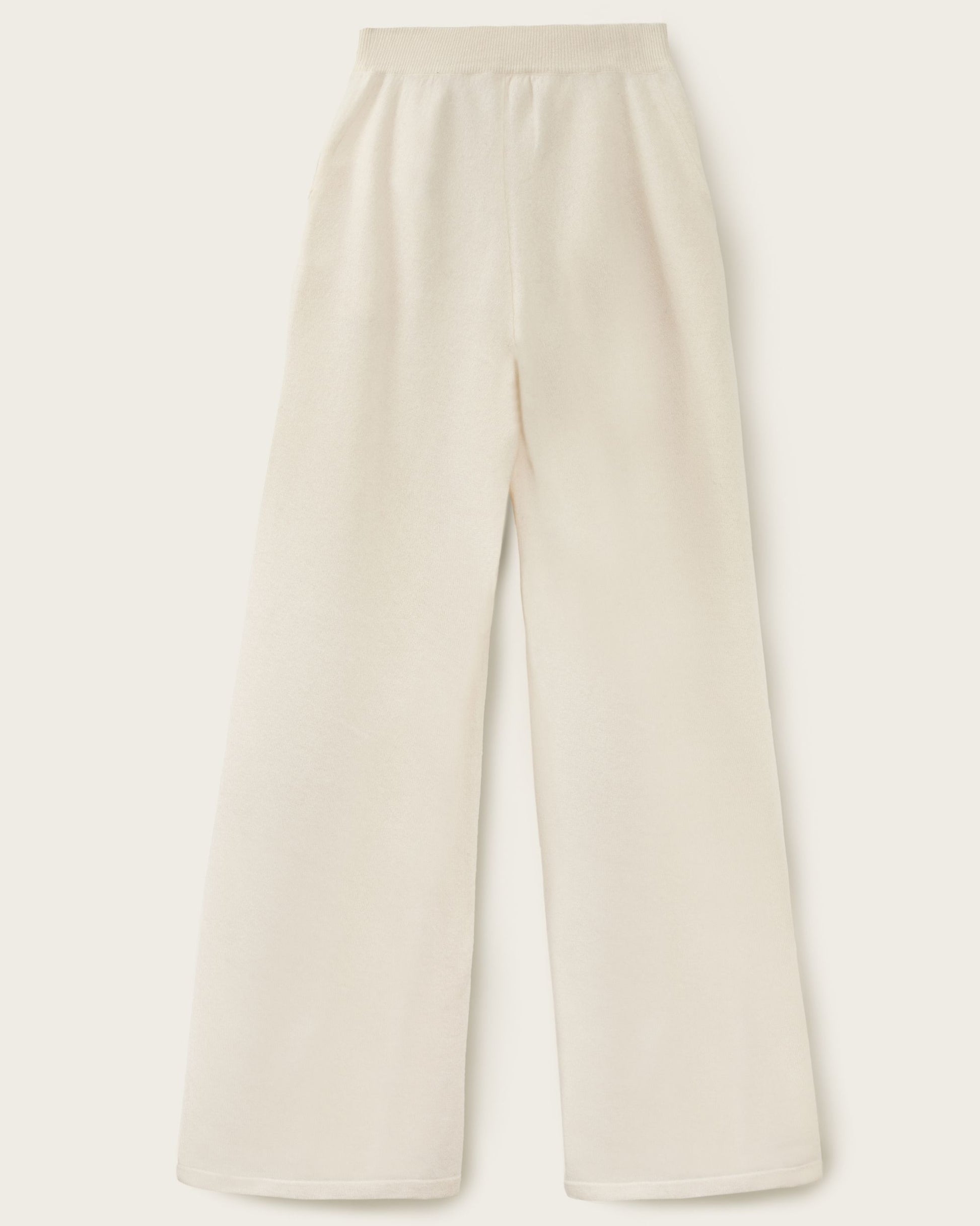 Cashmere Trackpants Chalk White