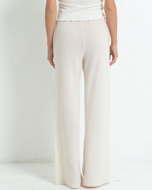 Cashmere Trackpants Chalk White