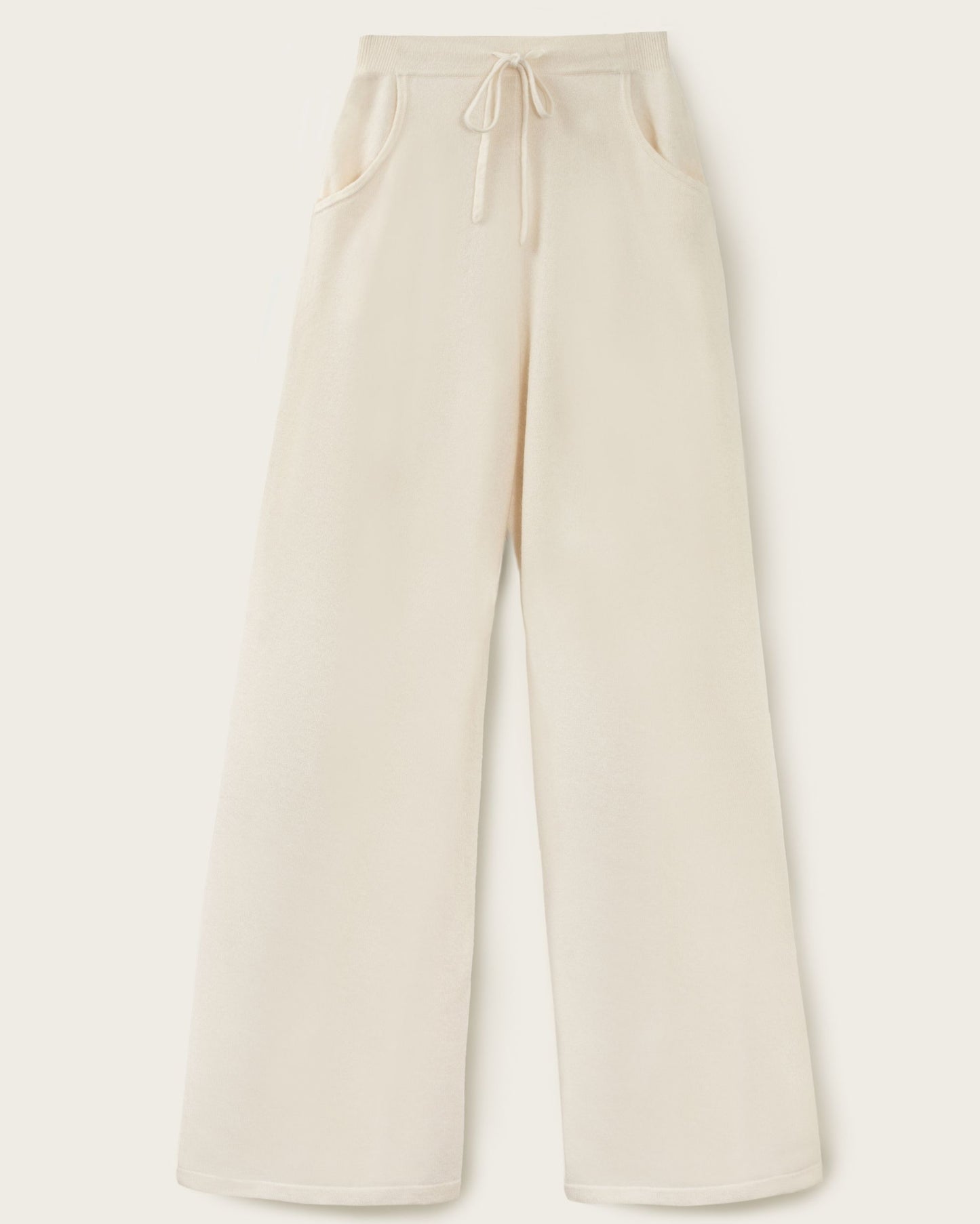 Cashmere Trackpants Chalk White