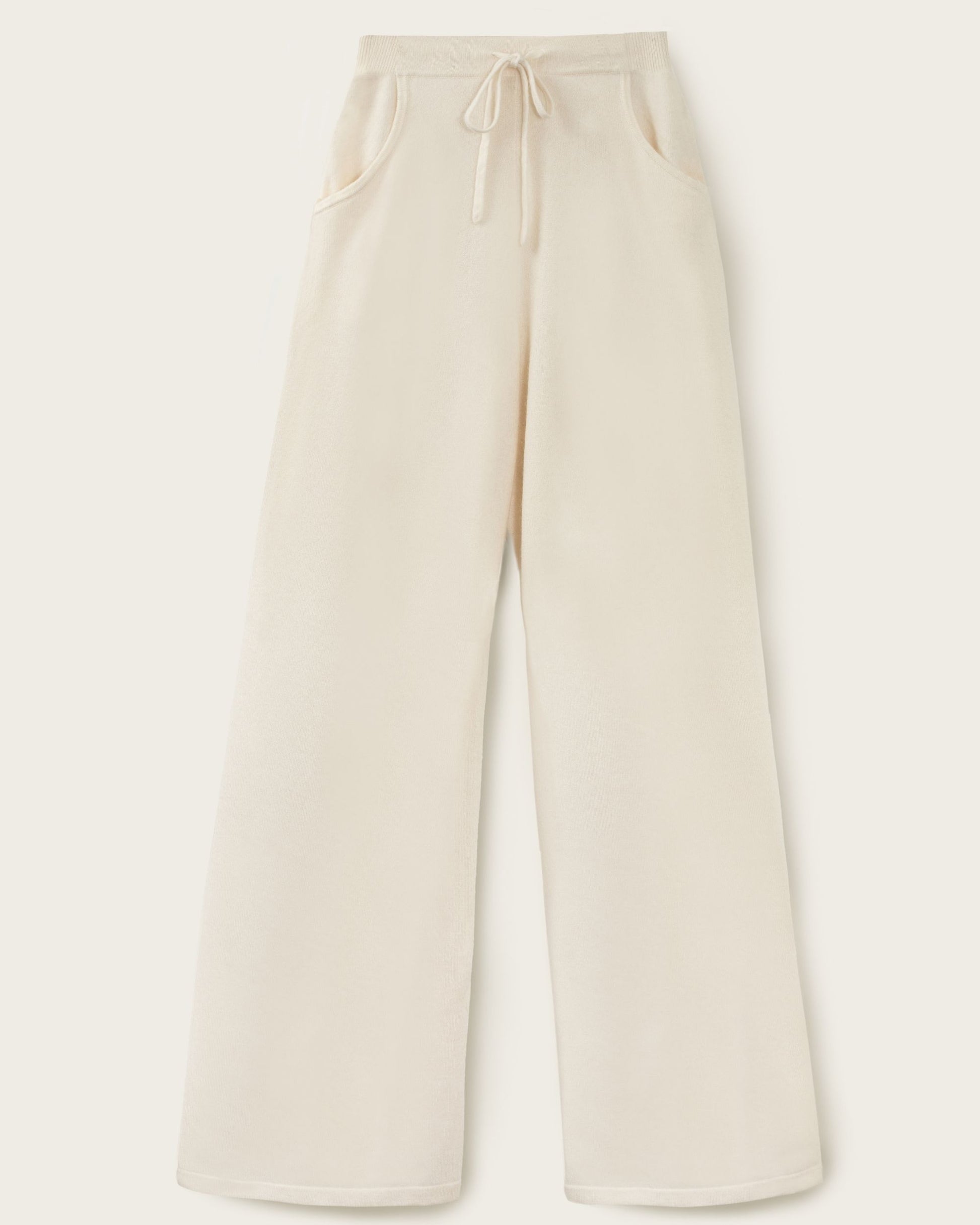 Cashmere Trackpants Chalk White