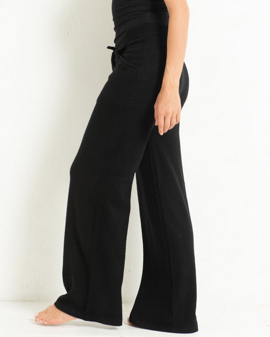 Cashmere Trackpants Jet Black