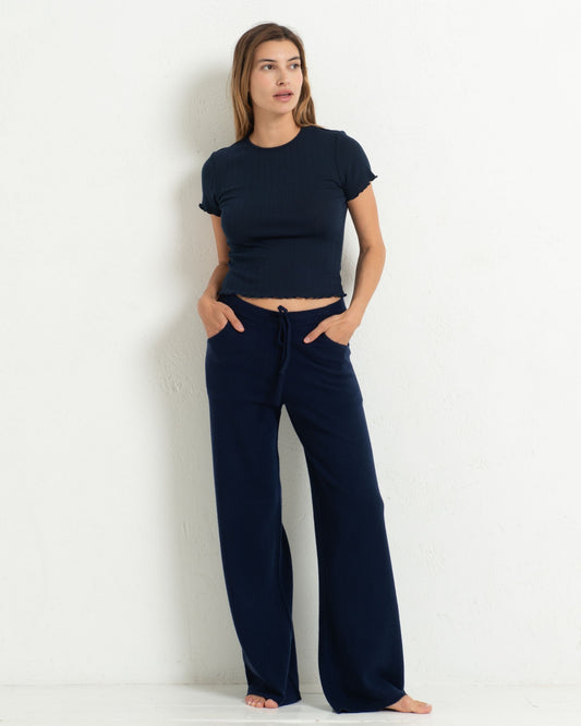 Cashmere Trackpants Midnight Blue