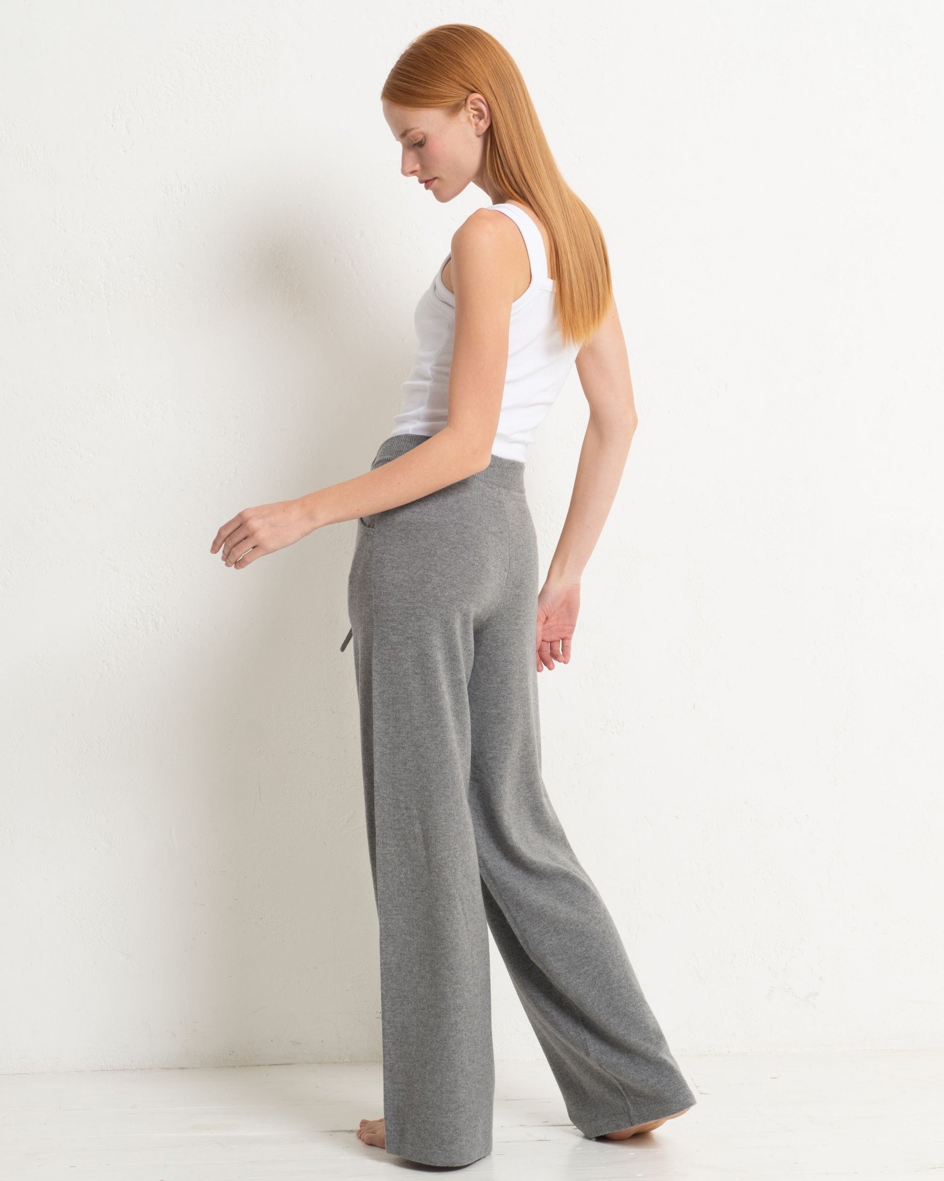 Cashmere Trackpants Slate Grey