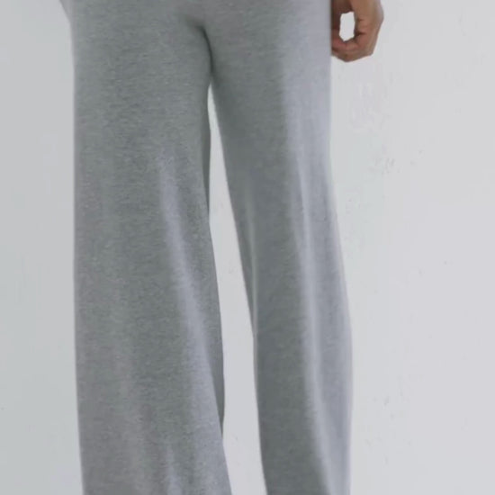 Men's Cashmere Trackpants Slate Grey