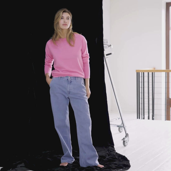 Cashmere Sweatshirt Baker Miller Pink