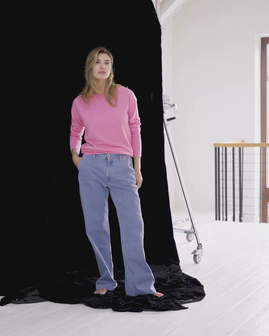 Cashmere Sweatshirt Baker Miller Pink
